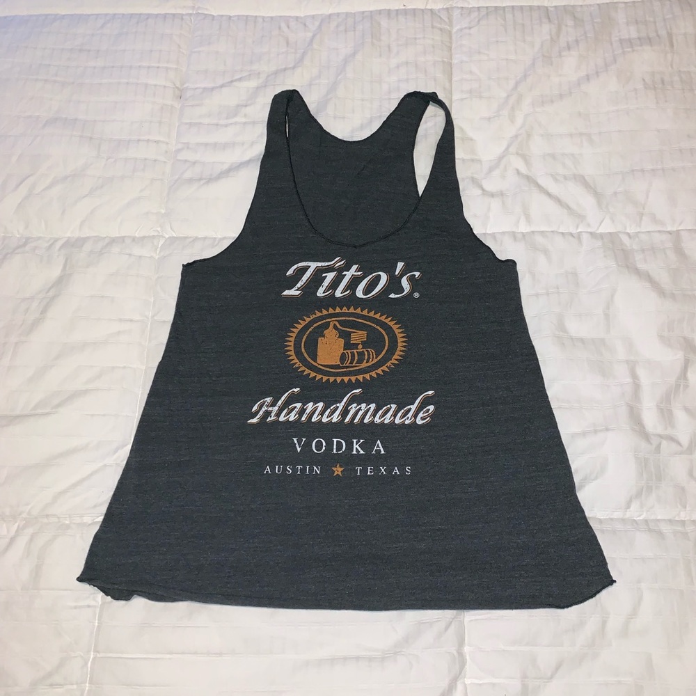 Tito’s vodka racerback tank top